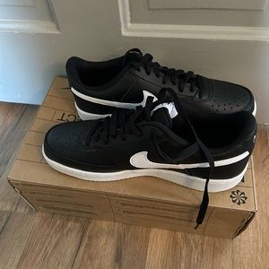 Brand new Nike Courts. Men’s size 7.5/women’s size 9. Never worn, in the box.